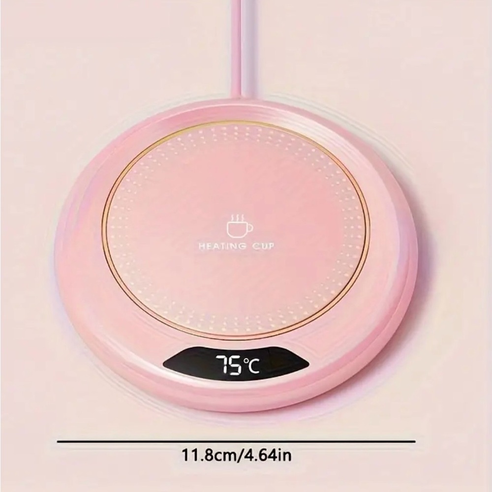 Smart Touch Cup Mug Warmer - Pink, White, Green NIB - Picture 4 of 4